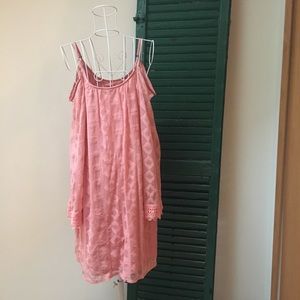 Cold shoulder long sleeve dress